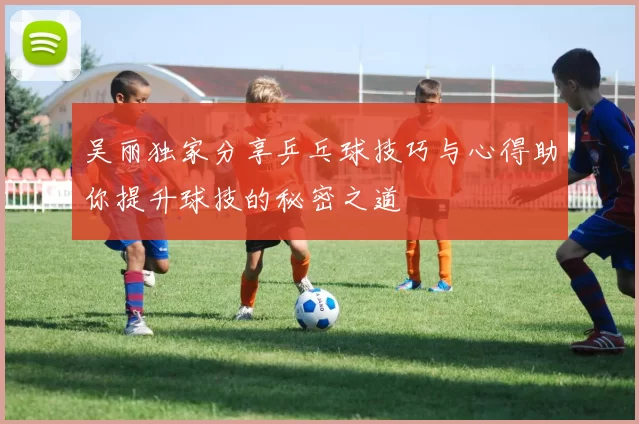 吴丽独家分享乒乓球技巧与心得助你提升球技的秘密之道