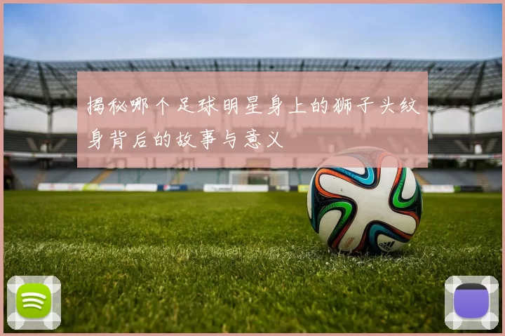 揭秘哪个足球明星身上的狮子头纹身背后的故事与意义